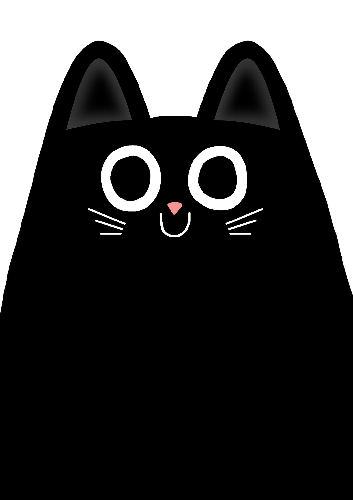 Big Black Cat / Giclée print
