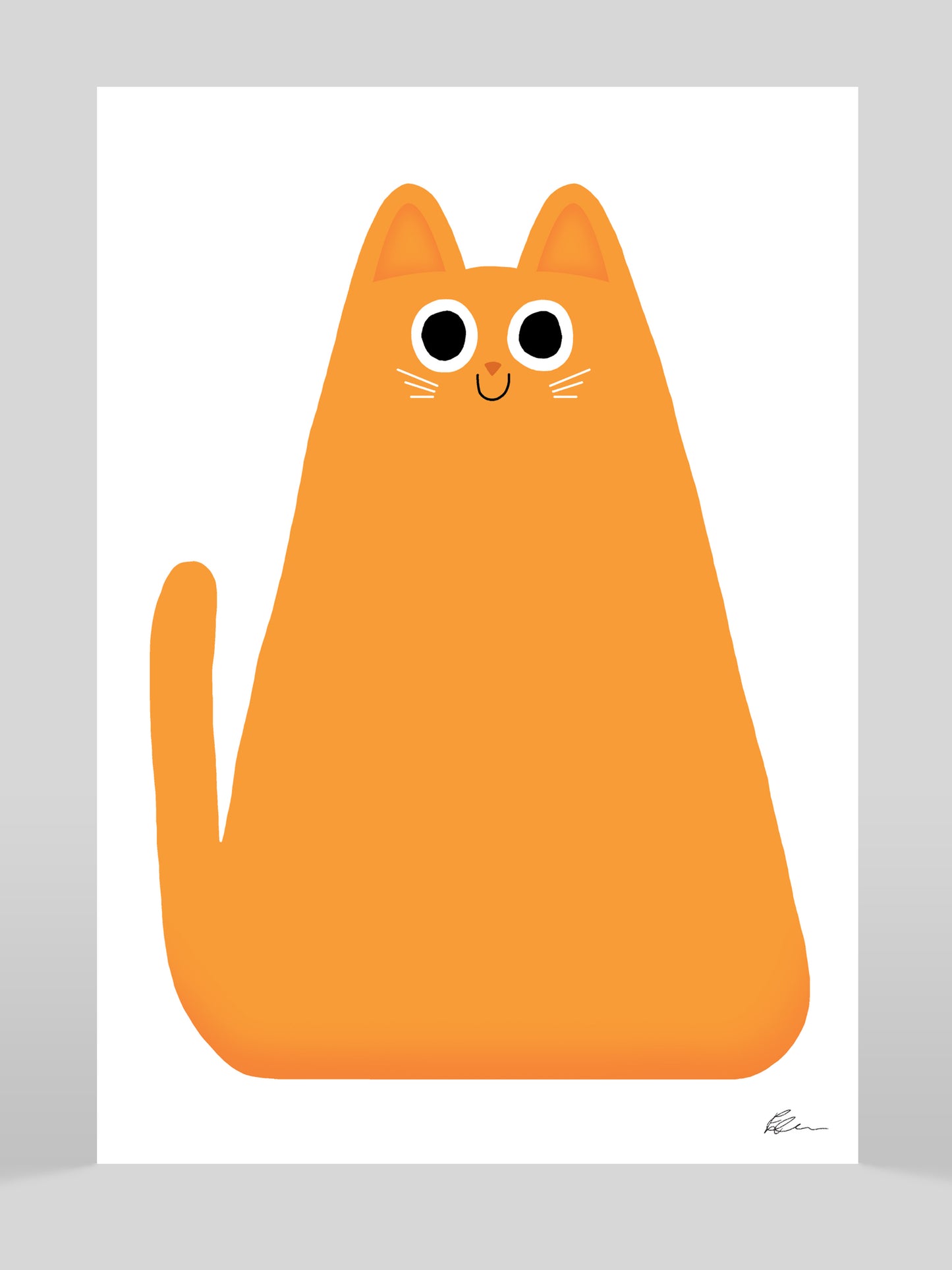 Big Ginger Cat / Giclée print