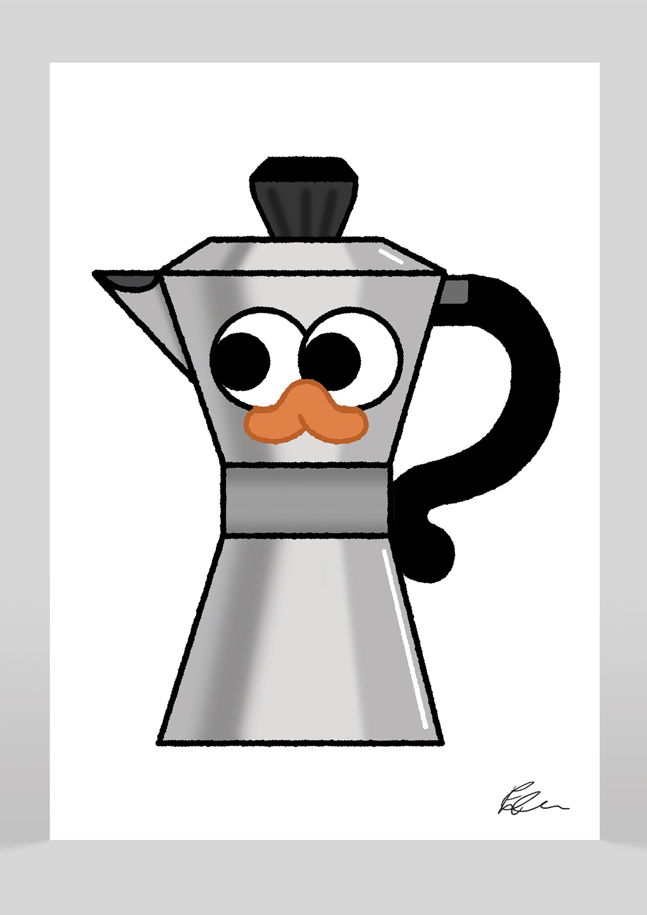 Little Percolator Lover / Giclée print
