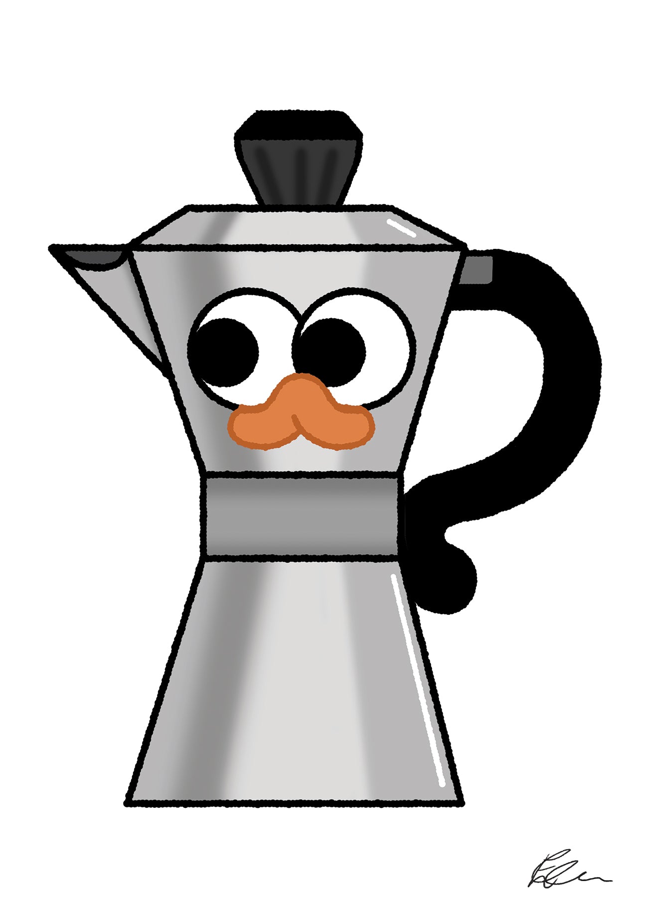 Little Percolator Lover / Giclée print